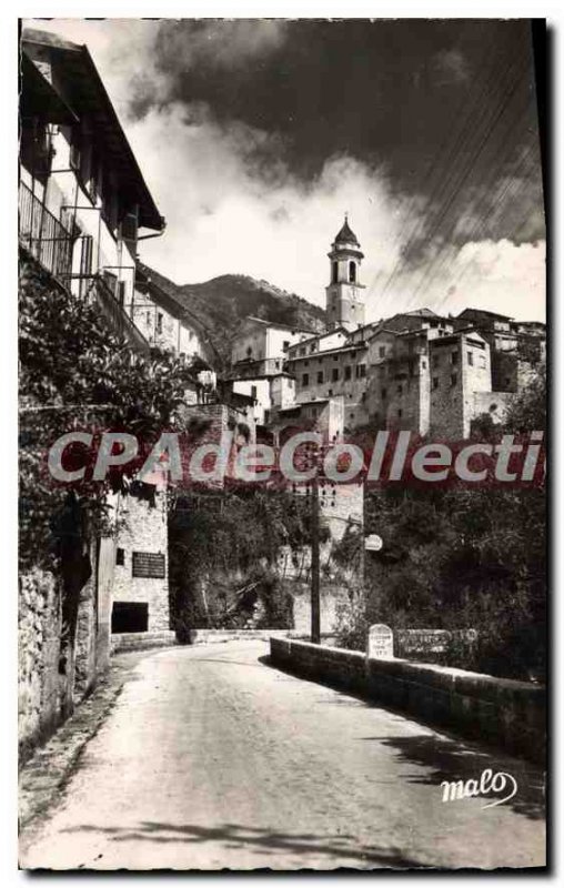 Postcard Old Luceram Entree Du Village