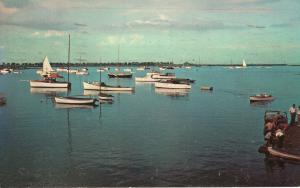 US   PC2112 BOATING AT SCITUATE HARBOR, MASS