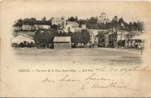 CPA DREUX-Vue prise de la Place St-Gilles (42966)