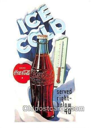 Coca Cola Advertising produced year 1991 Unused wear right top corner