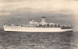 Arcadia Real Photo Arcadia, P & O Steamship Company View image 