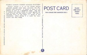 Pueblo Indian Women Making Pottery View Images