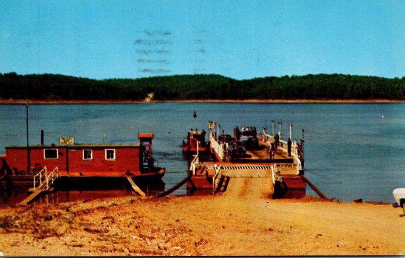 Arkansas Lake Norfork Ferry 1955