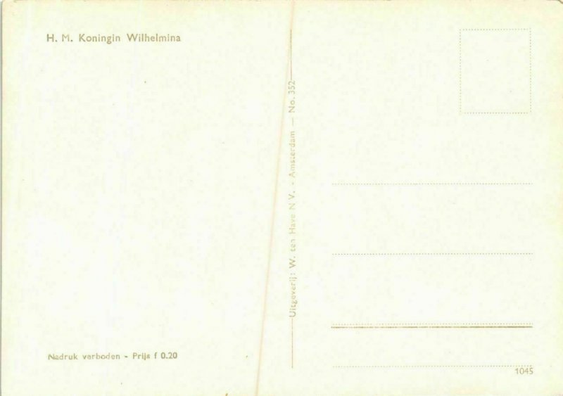 CPA AK HM Koningin Wilhelmina DUTCH ROYALTY (826810)