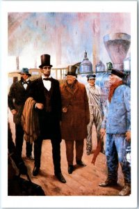 Mr. Lincoln Arrives in Washington By Stitt, The B&O Railroad Museum - D. C.