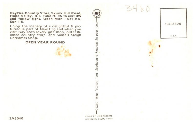 Rhode Island Hope Valley KayDee Country Store