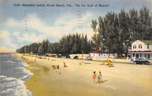 Beautiful Indian Rocks Gulf of Mexico Beach Scene FL