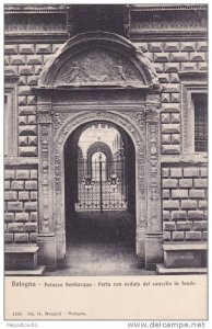 Palazzo Bevilacqua, Porta Con Veduta Del Cancello In Fondo, Bologna, Italy, 1...