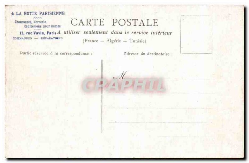 Postcard Old Paris Bords de Seine