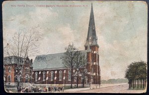 Vintage Postcard 1907-1915 Holy Family Church, Rochester, New York