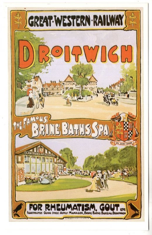 Brine Baths Spa, Droutwigh, Great Western Railway