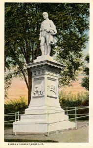 VT - Barre. Burns Monument