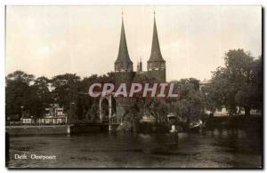 Postcard Old Holland Oostpoort Delft