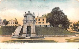 Canopy over Plymouth Rock in Plymouth, Massachusetts