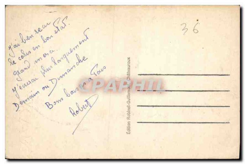 Old Postcard Chateauroux Indre Eglise Saint Andre