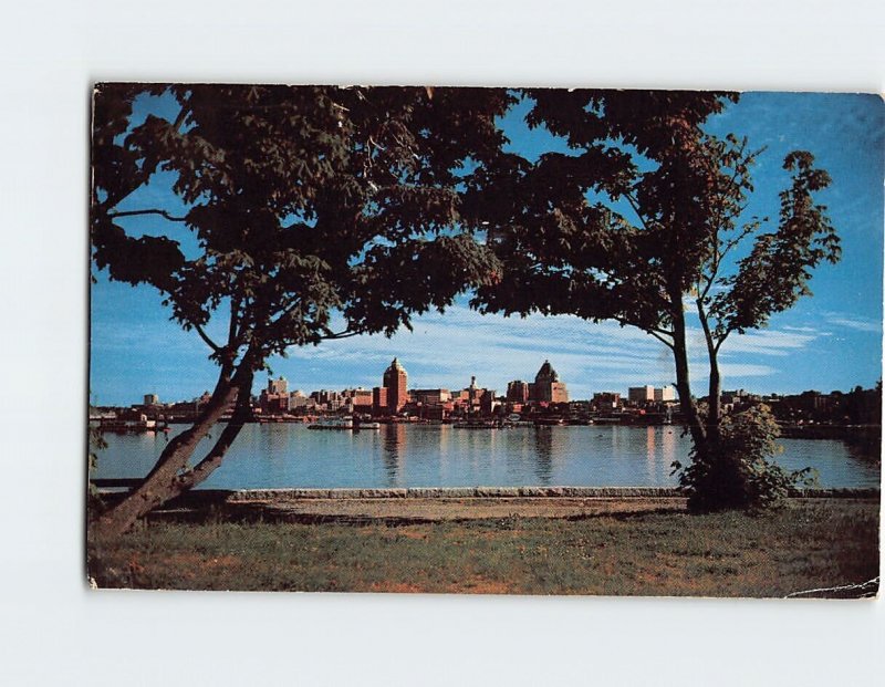 Postcard Downtown Vancouver as seen from Stanley Park Vancouver Canada