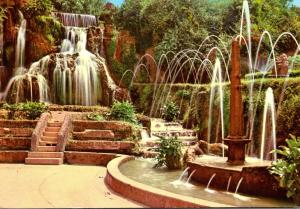 Italy Tivoli Villa D'Este The Little Rome Fountain