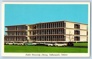 Indianapolis Indiana Postcard Butler University Library Building c1960s Vintage