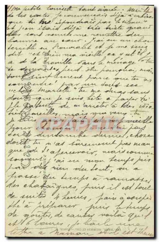 Postcard Old Paris Concorde Square the obelisk