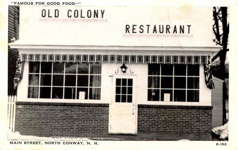 NH - North Conway. Old Colony Restaurant, Main Street next door to the Old 5 ...