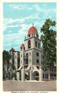 Vintage Postcard 1920's Glenwood Mission Inn Riverside California CA