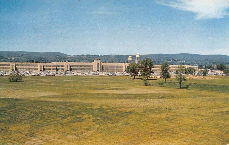 Poughkeepsie New York IBM Plant Birdseye View Vintage Postcard K91587 