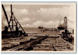 1956 American Marine Railway Aruba DWI Vintage Posted RPPC Photo Postcard