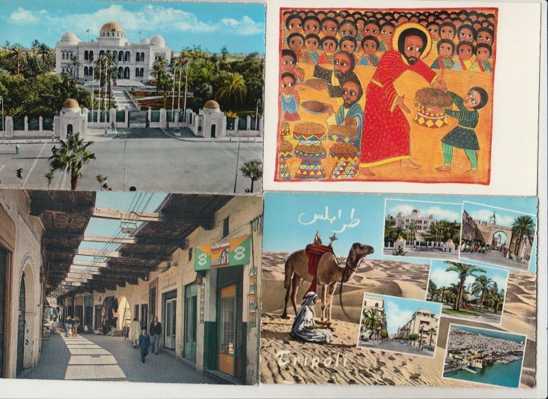 LIBYA LIBIA 32 Postcards mostly 1960-2000 period incl Postally Used (L5585)