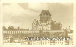 Chateau Frontenac Quebec Canada Unused 