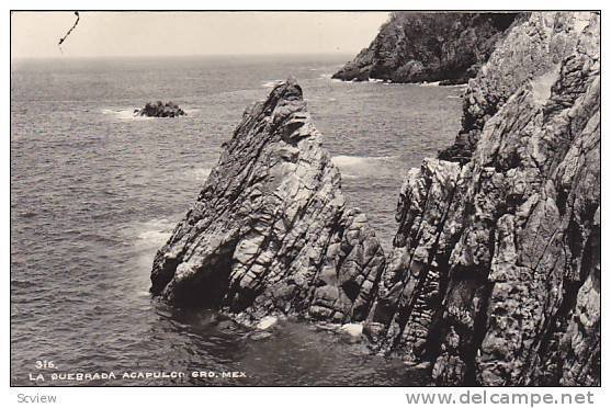 RP, La Quebrada, Acapulco, Gro., Mexico, 1930-1940s