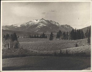 Yellowstone National Park Mountain Peak Haynes Photo Non-Postcard