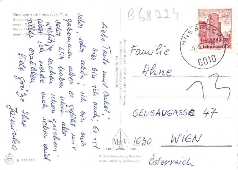 B68224 Austria Tirol Innsbruck multiviews