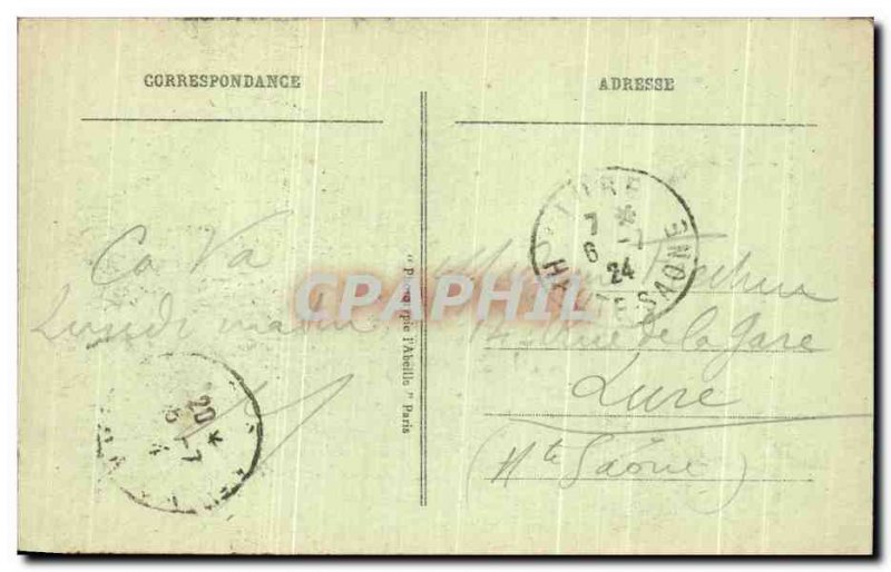 Old Postcard From Paris Le Dome & # 39Hotel Invalides