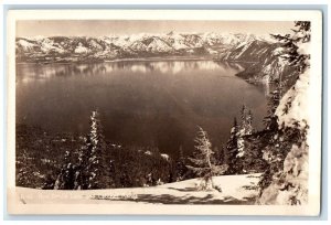 c1940's Pend Oreille Lake And Cabinet Range View Idaho ID RPPC Photo Postcard