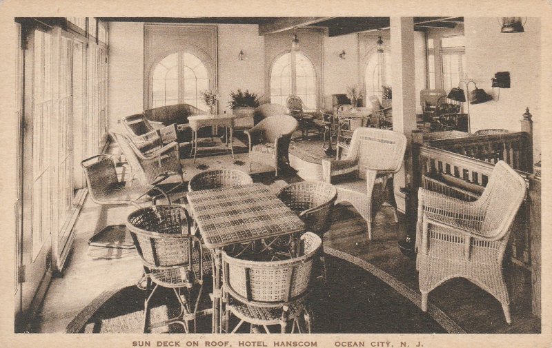 10860 Sun Deck on Roof, Hotel Hanscom, Ocean City, New Jersey