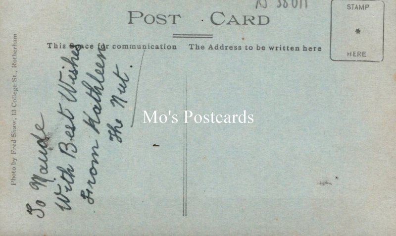 Ancestors Postcard - Fashion, Hairstyle. Lady From Rotherham Area RS38011