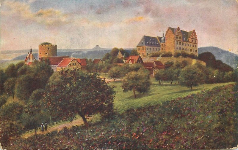 Germany Postcard Schloss Lichtenberg