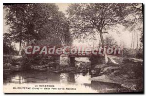 Postcard Old Couterne Old Bridge On Mayenne