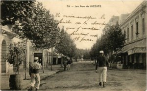 CPA AK Les Rues de BIZERTE TUNISIE (822610)