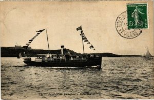 CPA Saint-Malo - Le vapeur - Dinardais (111927)