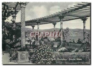 Postcard Modern Riviera Bordighera Giardini Winter