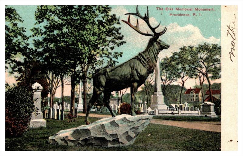 Rhode Island Providence  , Elks Memorial Monument