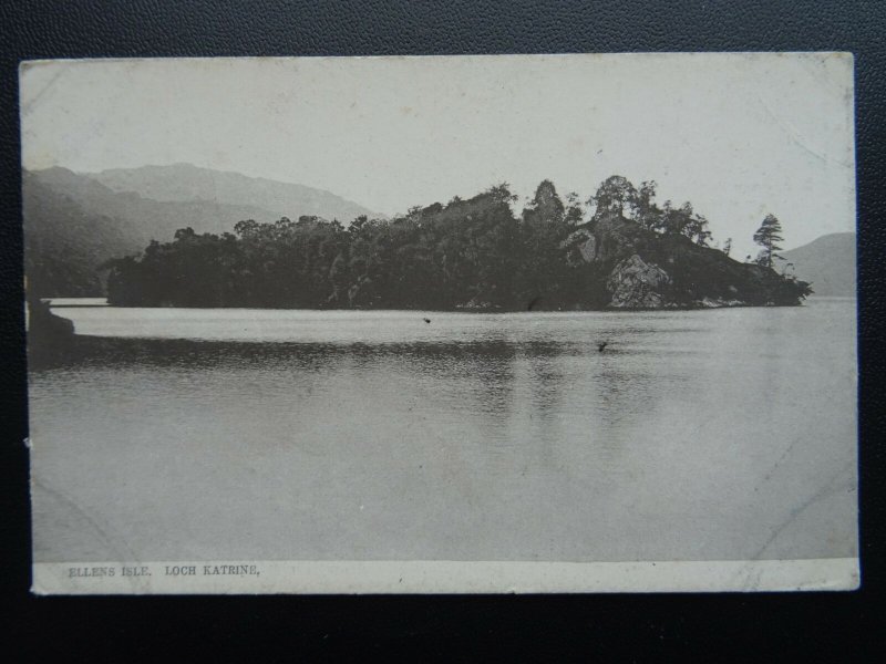 Scotland Stirlingshire LOCH KATRINE Ellens Isle c1905 Postcard by Max Ettlinger