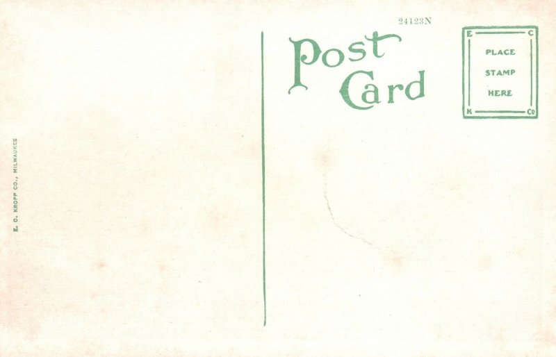 Blackwell Hospital Medical Building Landmark Blackwell Oklahoma Vintage Postcard