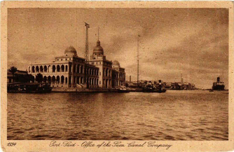 CPA Lehnert & Landrock 1324 Port-Said - Office of the Suez Canal EGYPT (917199)