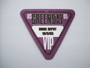 Green Day Concert Tour VIP Backstage Pass Original 2005 Punk Rock Music Gift US