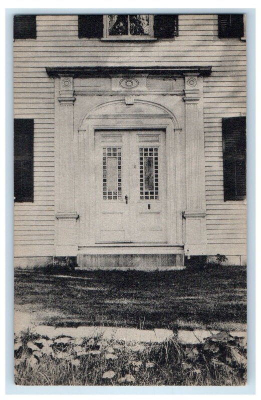 c1940's View Of Colonial Door House Thomaston Maine ME Unposted Vintage Postcard