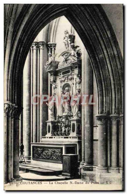 Old Postcard Coutances The Notre Dame Du Puits