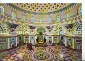 Malta Postcard - Interior of Dome - Mosta - Ref 17352A