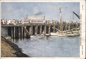 Sierra-Leone Compagnie Belge Maritime c1920 Postcard